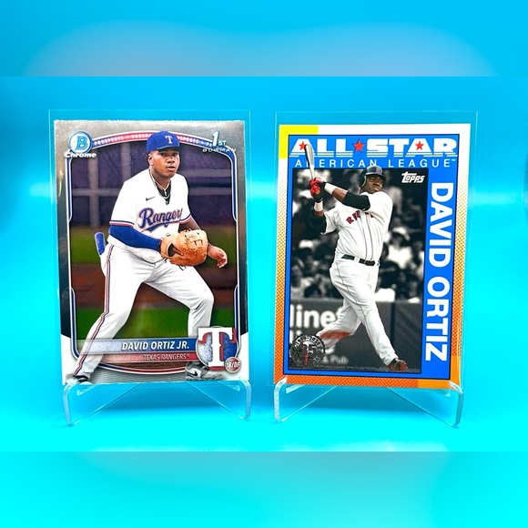 Topps Other - 🔥Father & Son Lot!🔥David Ortiz & David Ortiz Jr. 😮 1st Bowman